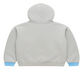 Gray hoodie Blue interior