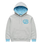 Gray hoodie Blue interior